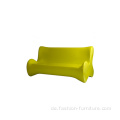 Fiberglas Doux Sofa Zwei Sitzer Zum Verkauf